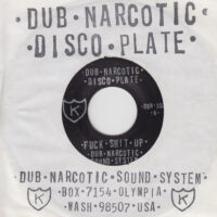 DUB NARCOTIC SOUND SYSTEM / FUCK SHIT UP / 7" /