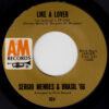 SERGIO MENDES & BRASIL 66 / THE LOOK OF LOVE / LIKE A LOVER / 7" /