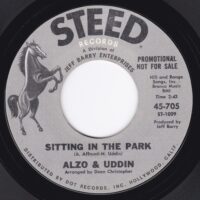 ALZO & UDDIN / SITTING IN THE PARK / SO DOWN / 7" /