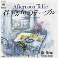 南佳孝 YOSHITAKA MINAMI / 昼下がりのテーブル / 水の眠り / 7" /