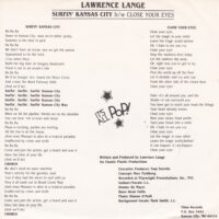 LAWRENCE LANGE 1