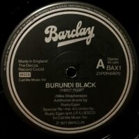 BURUNDI BLACK / BURUNDI BLACK / 12" /
