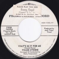 FRANK DRONE WHATS IN IT FOR ME