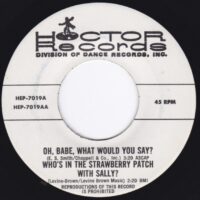 UNKNOWN ARTIST / OH, BABE, WHAT WOULD YOU SAY? / 7" /