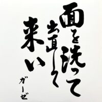 ガーゼ GAUZE / 面を洗って出直して来い / LP /