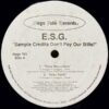 ESG / SAMPLE CREDITS DON'T PAY OUR BILLS! / 12" /