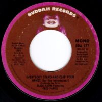 BLACK SATIN FEATURING FRED PARRIS / EVERYBODY STAND AND CLAP YOUR HANDS (FOR THE ENTERTAINER) / 7" /