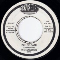 THE SUNSETTERS / AMONG MY SOUVENIRS / ISLE OF CAPRI / 7" /