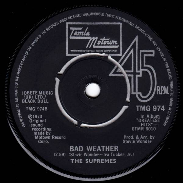 THE SUPREMS BAD WEATHER