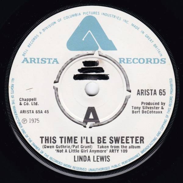 LINDA LEWIS THIS TIME ILL BE SWEETER