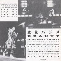 立花ハジメ HAJIME TACHIBANA / BEAUTY / MODERN THINGS (ACOUSTIC VERSION) / 7" /