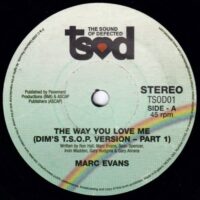 MARC EVANS / THE WAY YOU LOVE ME / 7" /