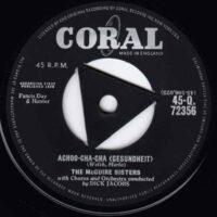 THE McGUIRE SISTERS / MAY YOU ALWAYS / ACHOO-CHA CHA (GESUNDHEIT) / 7" /