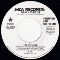 TIM WEISBERG / WHAT'S GOING ON / 7" /