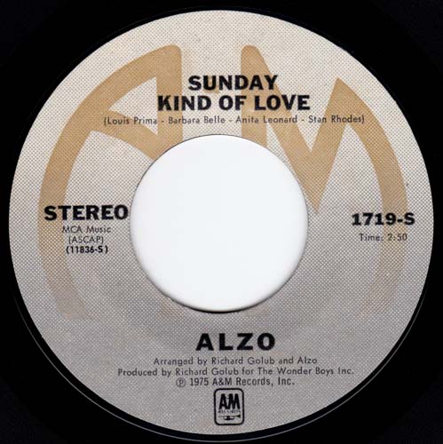 ALZO SUNDAY KIND OF LOVE