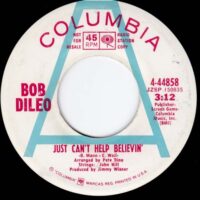 BOB DILEO / JUST CAN'T HELP BELIEVIN' / MIND EXCURSION / 7" /