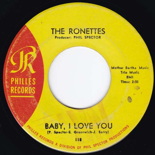 RONETTES BABY I LOVE YOU 7