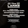 THE LARKS / ALL OR NOTHING GIRL / 12" /