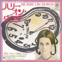 CLAUDINE LONGET / HURRY ON DOWN / SCARBOROUGH FAIR / CANTICLE / 7" /