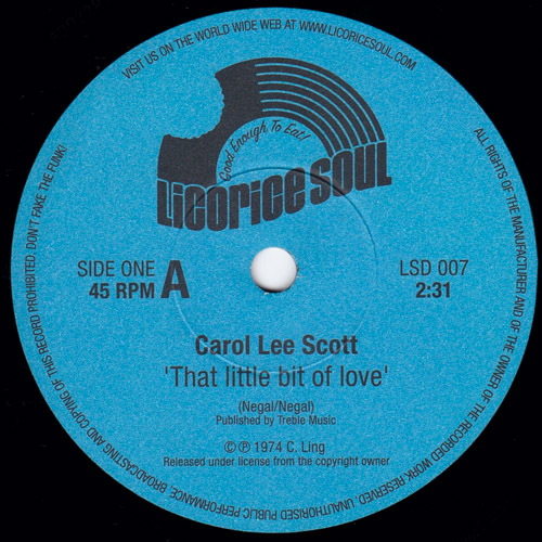 CAROL LEE SCOTT