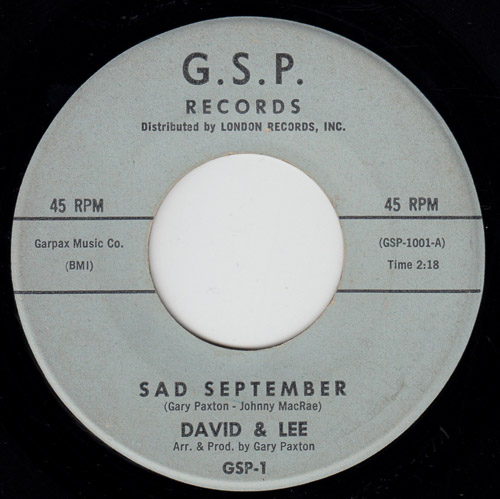 DAVID LEE SAD SEPTEMBER