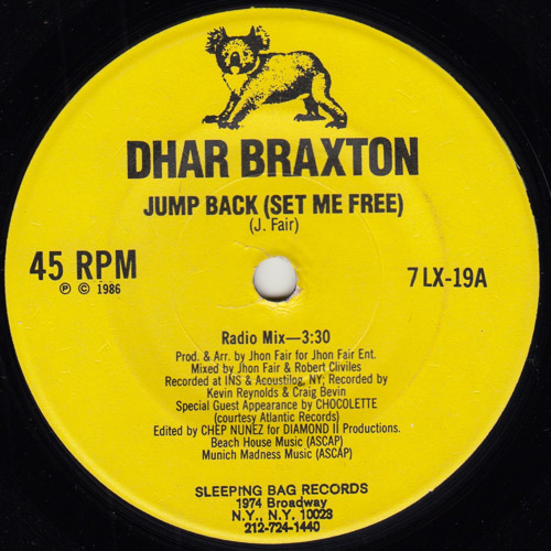 DHAR BRAXTON JUMP BACK SET ME FREE