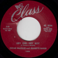 RAY-O-VACS / OSCAR MCLOLLIE AND JEANETTE BAKER / MY BABY'S GONE / HEY BOY - HEY GIRL / 7" /
