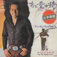 ANDY WILLIAMS / ある愛の詩 LOVE STORY 日本語盤 / MY SWEET LORD / 7" /
