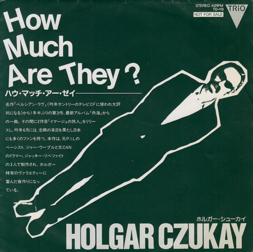 HOLGER CZUKAY UB40 HOW MUCH ARE THEY FOOD FOR THOUGHT