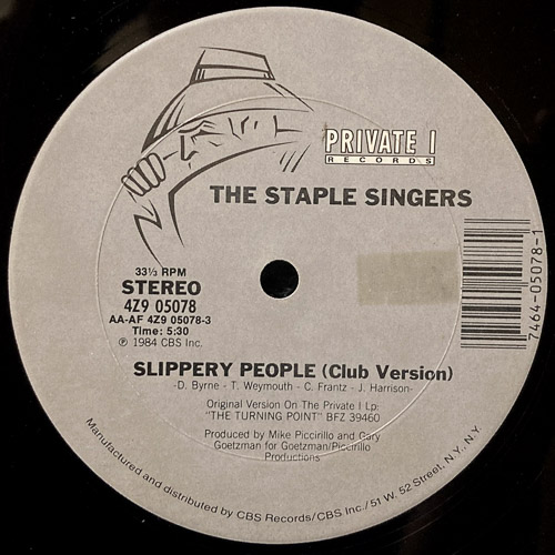 THE STAPLE SINGERS SLIPPERY PEOPLE