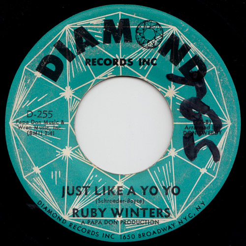 RUBY WINTERS I DONT WANT TO CRY JUST LIKE A YO YO