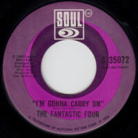 THE FANTASTIC FOUR / ON THE BRIGHTER SIDE OF A BLUE WORLD / I'M GONNA CARRY ON / 7" /