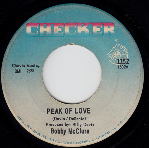 BOBBY MCCLURE YOU GOT ME BABY PEAK OF LOVE