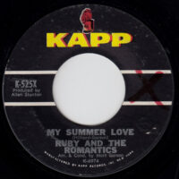 RUBY AND THE ROMANTICS / SWEET LOVE AND SWEET FORGIVENESS / MY SUMMER LOVE / 7" /