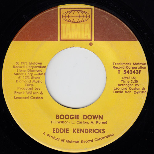 EDDIE KENDRICKS BOOGIE DOWN