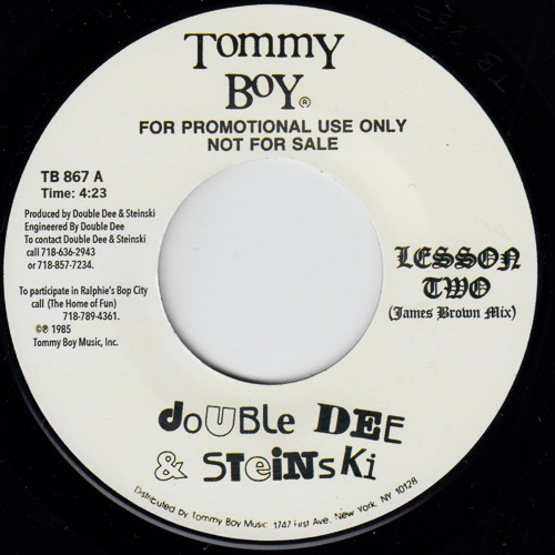 DOUBLE DEE & STEINSKI / LESSONS 2 & 3 / 7" / 1 DOUBLE DEE & STEINSKI / LESSONS 2 & 3 / 7" /