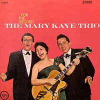 THE MARY KAYE TRIO / FOR THE RECORD / LP /