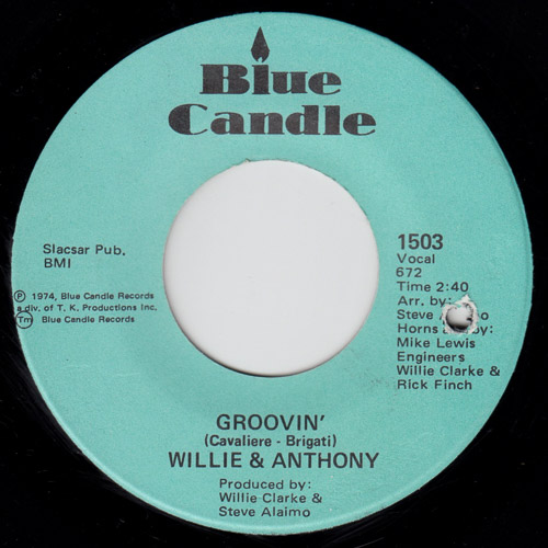 WILLIE ANTHONY GROOVIN IM TIRED OF A ONE WAY LOVE AFFAIR