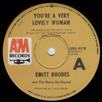 EMITT RHODES / YOU'RE A VERY LOVELY WOMAN / 'TIL THE DAY AFTER / 7" /