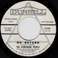 THE STORYBOOK PEOPLE / NO RETURN / AFTERNOON GLARE / 7" /