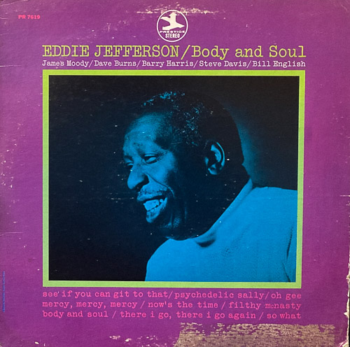 EDDIE JEFFERSON / BODY AND SOUL / LP / 1 EDDIE JEFFERSON / BODY AND SOUL / LP /