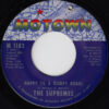 THE SUPREMES / NATHAN JONES / HAPPY (IS A BUMPY ROAD) / 7" /