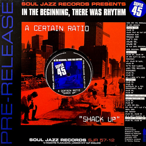 A CERTAIN RATIO / THE HUMAN LEAGUE / SHACK UP / BEING BOILED / 12" / 1 A CERTAIN RATIO / THE HUMAN LEAGUE / SHACK UP / BEING BOILED / 12" /