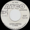 AL PERKINS / SNAP YOUR FINGERS / NOTHING IS IMPOSSIBLE / 7" /
