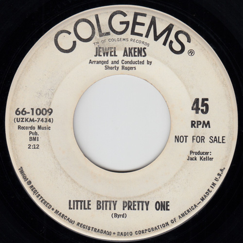 JEWEL AKENS / BORN A LOSER / LITTLE BITTY PRETTY ONE / 7" / 1 JEWEL AKENS / BORN A LOSER / LITTLE BITTY PRETTY ONE / 7" /