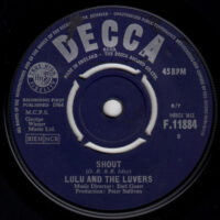 LULU AND THE LUVERS / SHOUT / FORGET ME BABY / 7" /