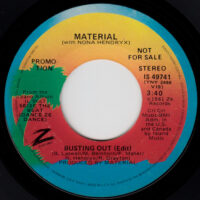 MATERIAL WITH NONA HENDRYX / BUSTING OUT (EDIT) / 7" /