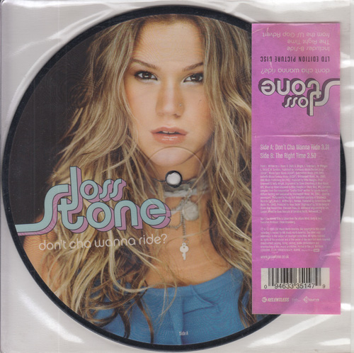 JOSS STONE / DON'T CHA WANNA RIDE? / THE RIGHT TIME / 7" / 1 JOSS STONE / DON'T CHA WANNA RIDE? / THE RIGHT TIME / 7" /