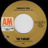 THE PARADE / SUNSHINE GIRL / THIS OLD MELODY / 7" /