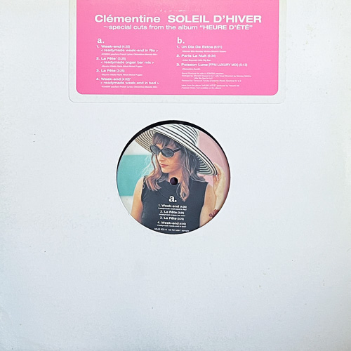CLÉMENTINE / SOLEIL D'HIVER ~ SPECIAL CUTS FROM THE ALBUM "HEURE D'ÉTÉ" / 12" / 1 CLÉMENTINE / SOLEIL D'HIVER ~ SPECIAL CUTS FROM THE ALBUM "HEURE D'ÉTÉ" / 12" /